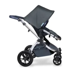 Ickle Bubba Stomp V4 2 In 1 Carrycot & Pushchair - Blueberry / Chrome