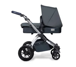 Ickle Bubba Stomp V4 2 In 1 Carrycot & Pushchair - Blueberry / Chrome