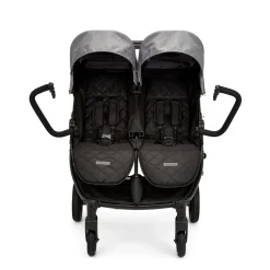 Ickle Bubba Venus Double Stroller -  Space Grey / Black