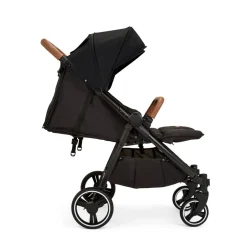 Ickle Bubba Venus Double Stroller - Black/Tan
