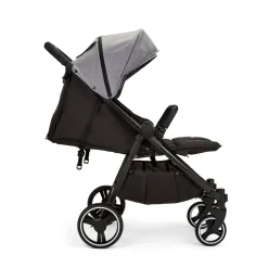 Ickle Bubba Venus Double Stroller -  Space Grey / Black