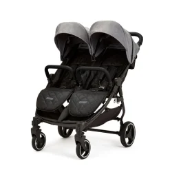 Ickle Bubba Venus MAX Double Stroller -  Space Grey / Black