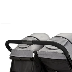 Ickle Bubba Venus MAX Double Stroller -  Space Grey / Black