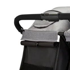 Ickle Bubba Venus MAX Double Stroller -  Space Grey / Black