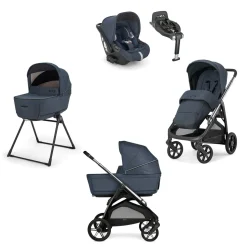 Inglesina Aptica Travel System with 360 base & reclining car seat (2025) - Resort Blue