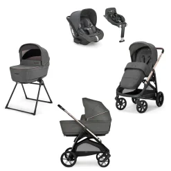 Inglesina Aptica Travel System with 360 base & reclining car seat (2025) - Velvet Grey