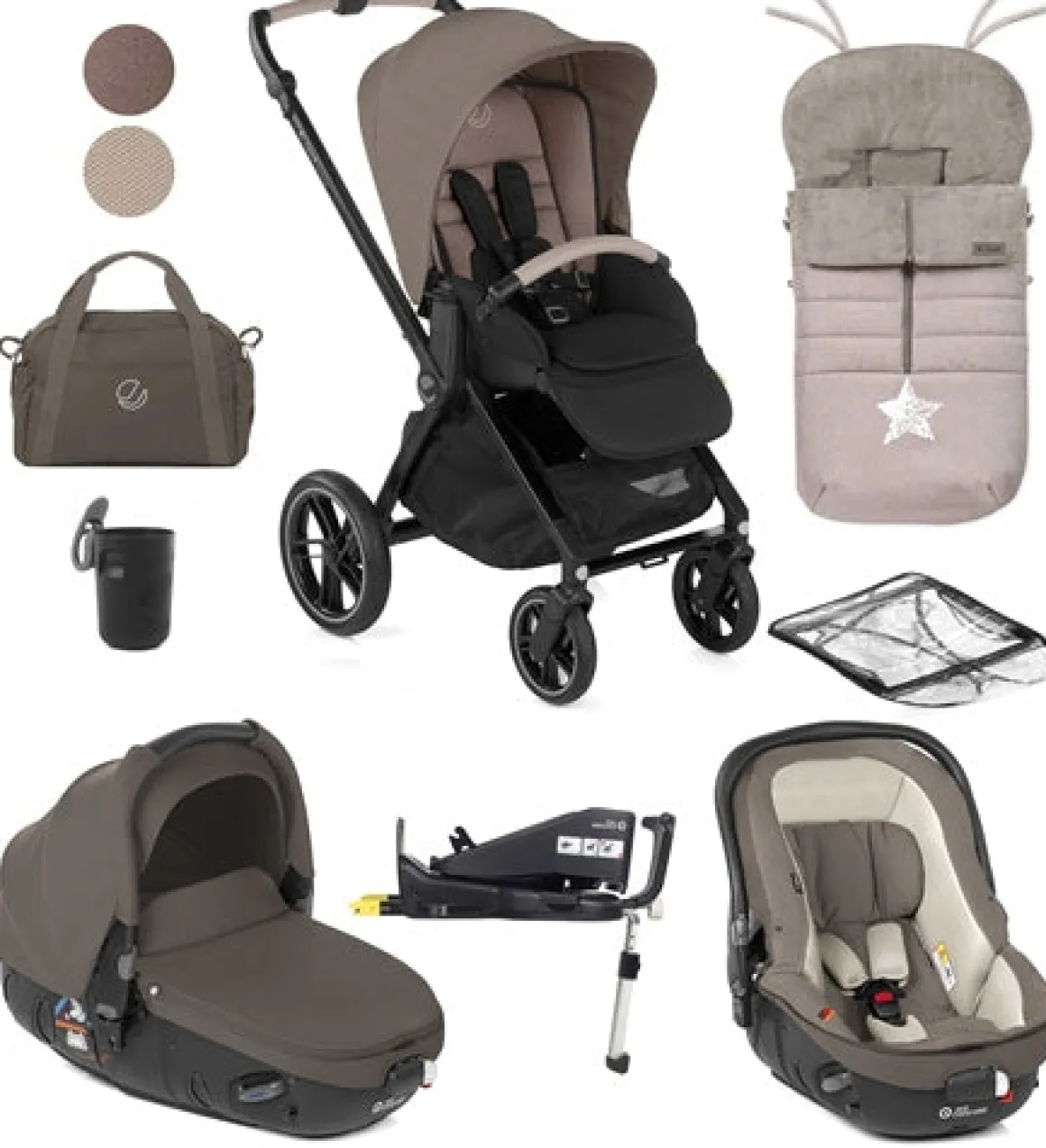 Jane Muum Pro + Matrix - 10 Piece Travel System Bundle
