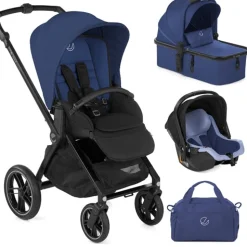 Jane Muum Pro + Micro Pro + Koos iSize R1 Travel System, Lazuli Blue