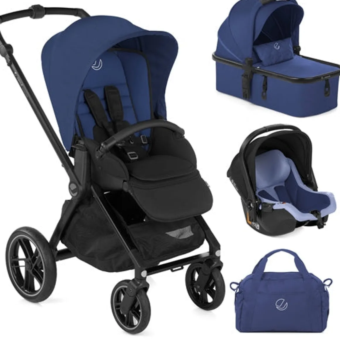 Jane Muum Pro + Micro Pro + Koos iSize R1 Travel System, Lazuli Blue