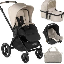 Jane Muum Pro + Micro Pro + Koos iSize R1 Travel System, Sand
