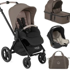 Jane Muum Pro + Micro Pro + Koos iSize R1 Travel System, Oak Milk