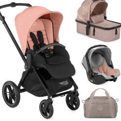 Jane Muum Pro + Micro Pro + Koos iSize R1 Travel System, Pale