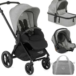 Jane Muum Pro + Micro Pro + Koos iSize R1 Travel System, Dim Grey