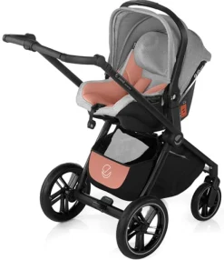 Jane Muum Pro + Micro Pro + Koos iSize R1 Travel System, Pale