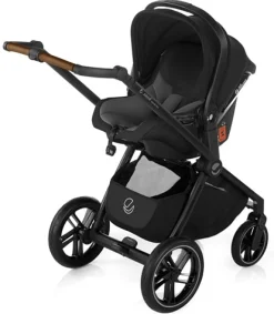 Jane Muum Pro + Micro Pro + Koos iSize R1 Travel System, Cold Black