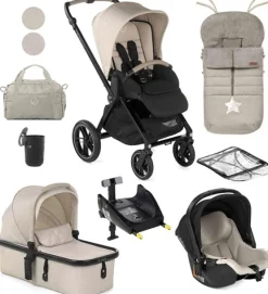 Jane Muum Pro + Micro Pro + Koos iSize R1 - 10 Piece Travel System Bundle
