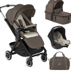 Jane Newel + Micro Pro + Koos iSize R1 Travel System, Oak Milk
