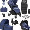 Jane Newel + Micro Pro + Koos iSize R1 - 10 Piece Travel System Bundle