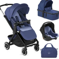 Jane Newel + Micro Pro + Koos iSize R1 Travel System, Lazuli Blue