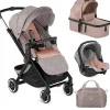 Jane Newel + Micro Pro + Koos iSize R1 Travel System, Pale