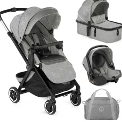 Jane Newel + Micro Pro + Koos iSize R1 Travel System, Dim Grey