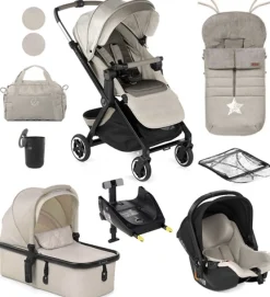 Jane Newel + Micro Pro + Koos iSize R1 - 10 Piece Travel System Bundle