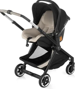 Jane Newel + Micro Pro + Koos iSize R1 Travel System, Sand