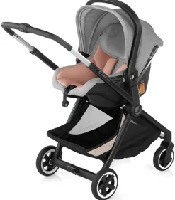 Jane Newel + Micro Pro + Koos iSize R1 Travel System, Pale