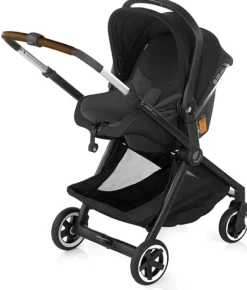 Jane Newel + Micro Pro + Koos iSize R1 Travel System, Cold Black