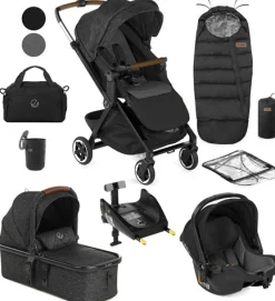 Jane Newel + Micro Pro + Koos iSize R1 - 10 Piece Travel System Bundle