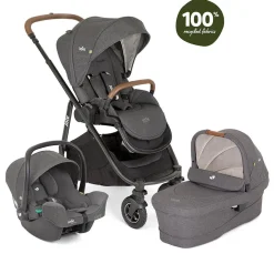 Joie Cycle Versatrax Trio Travel System - Shell Grey
