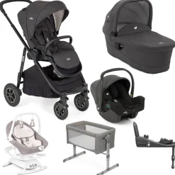 Joie Versatrax Newborn Essentials Bundle - Shale