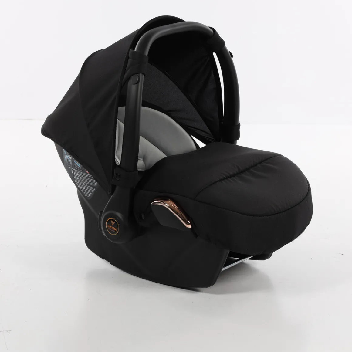 JUNAMA DIAMOND S LINE BLACK ROSE GOLD CAR SEAT