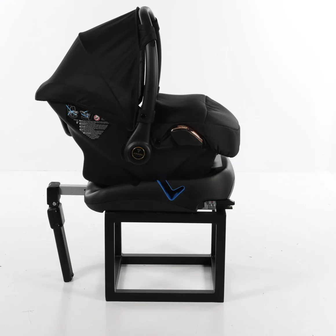 JUNAMA DIAMOND S LINE BLACK ROSE GOLD CAR SEAT