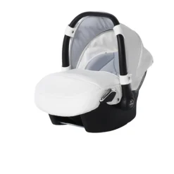 JUNAMA FLUO INDIVIDUAL WHITE SILVER CAR SEAT