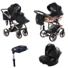 Junama Handcraft - Black Rose Gold - 4 in 1
