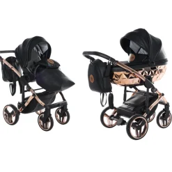 Junama Handcraft - Black Rose Gold - 2 in 1