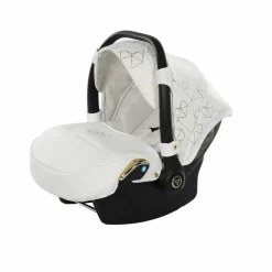 JUNAMA HEART WHITE GOLD CAR SEAT