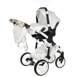 JUNAMA HEART WHITE GOLD CAR SEAT