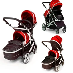 Kids Kargo - Duellette Baby & Tot - Tandem Double Stroller