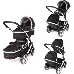 Kids Kargo - Duellette Twins - Tandem Double Stroller