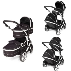 Kids Kargo - Duellette Twins - Tandem Double Stroller
