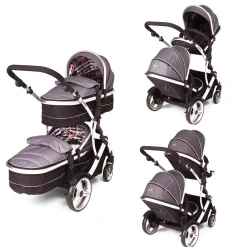 Kids Kargo - Duellette Twins - Tandem Double Stroller