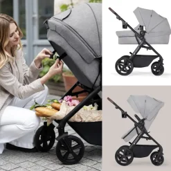 Kinderkraft - A-TOUR Travel System - Black