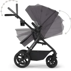 Kinderkraft - A-TOUR Travel System - Light Grey