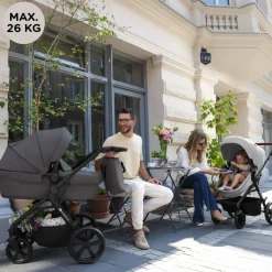 Kinderkraft - A-TOUR Travel System - Black