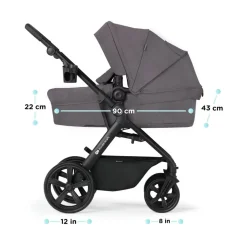 Kinderkraft - A-TOUR Travel System - Black