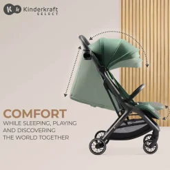 Kinderkraft Nubi2 Pushchair - Pink Quartz