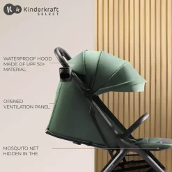 Kinderkraft Nubi2 Pushchair - Sand Beige