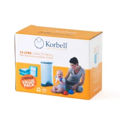 Korbell Bin Liner / 3 Pack Refill - 16 Litre